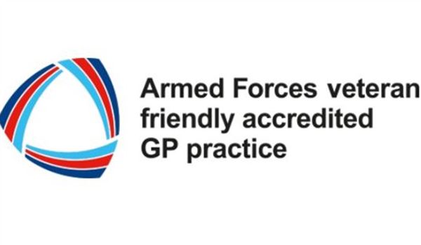 Armed Forces veteran friendly accredited GP practice